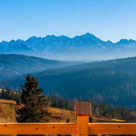 Alpesi faház Majerczyk House Z Sauna I Jacuzzi Poronin