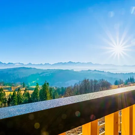 Alpesi faház Majerczyk House Z Sauna I Jacuzzi Poronin